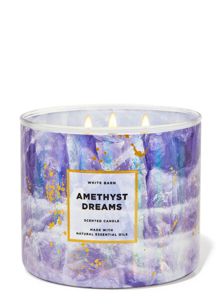 Amethyst Dreams fragranza Candela a 3 stoppini