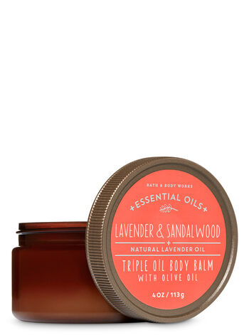 Lavender & Sandalwood fragranza Triple Oil Body Balm with Olive Oil