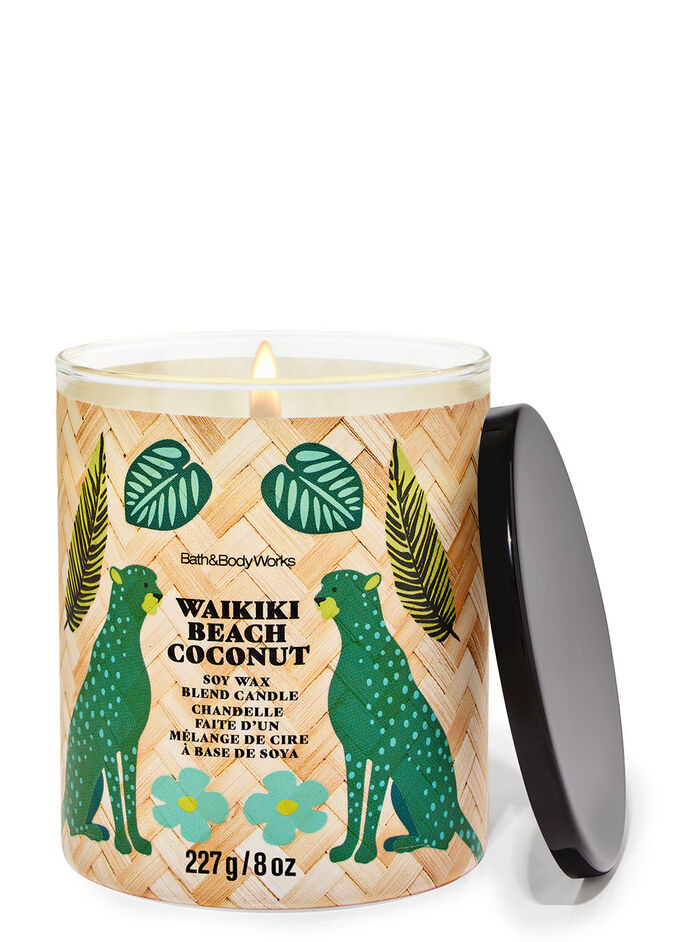 Waikiki Beach Coconut Home Fragrance/Candles/1-wick candles Bath & Body Works
