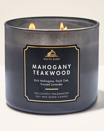 Mahogany Teakwood Home Fragrance/Candles/3-wick candles Bath & Body Works1