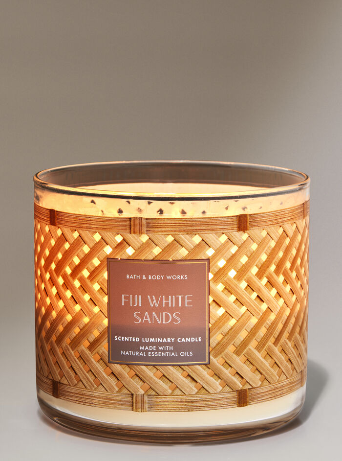 Fiji White Sands Home Fragrance/Candles/3-wick candles Bath & Body Works