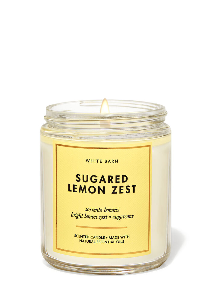 Sugared Lemon Zest fragranza Candela a 1 stoppino