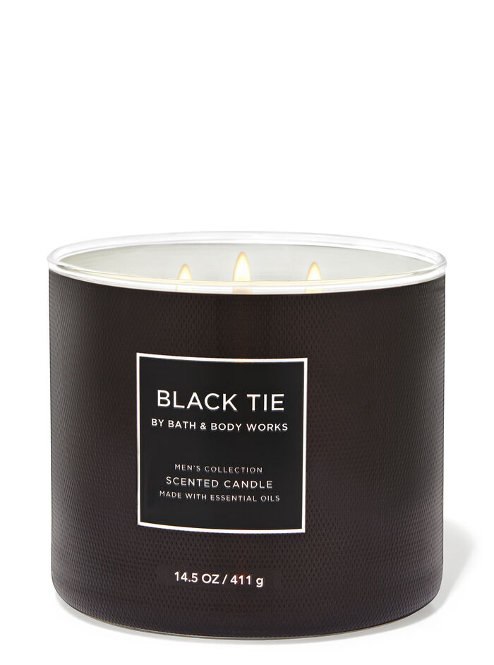 Black Tie fragrance 3-Wick Candle
