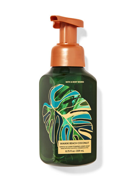 Waikiki Beach Coconut fragranza Sapone detergente delicato in schiuma mani
