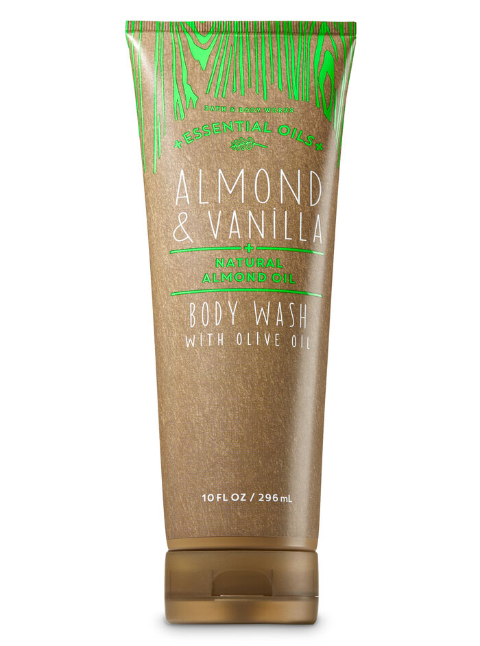 Almond & Vanilla fragranza Body Wash with Olive Oil