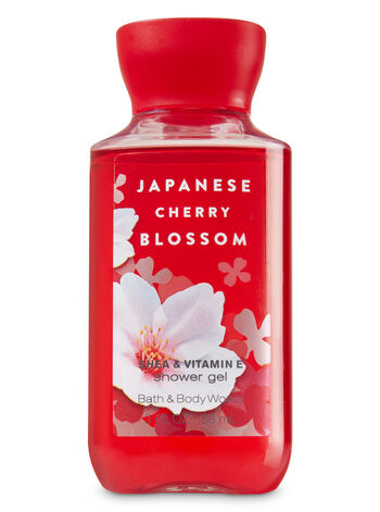 Japanese Cherry Blossom fragranza Travel Size Shower Gel