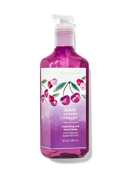 Black Cherry Merlot fragrance Cleansing Gel Hand Soap