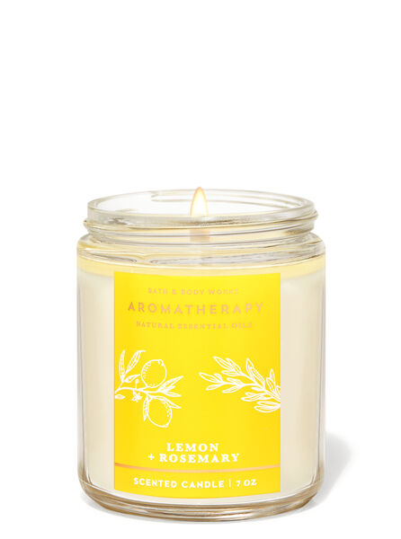 Lemon Rosemary fragranza Candela a 1 stoppino