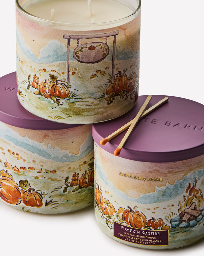 Pumpkin Bonfire CANDELE/Tutte le Candele Bath & Body Works