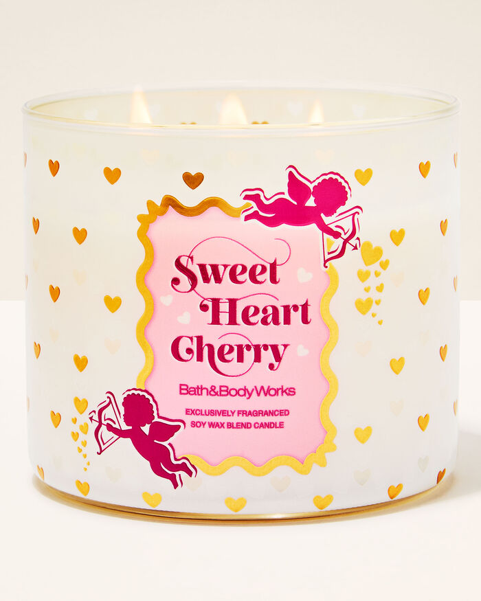 Sweetheart Cherry Home Fragrance/Candles/3-wick candles Bath & Body Works
