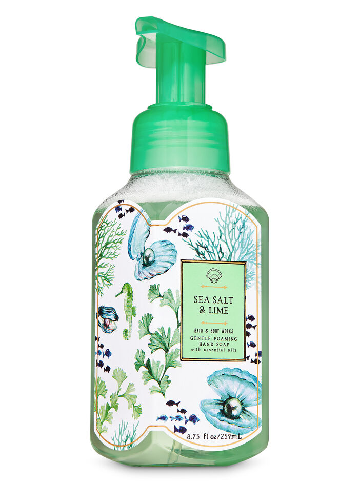 Sea Salt & Lime hand soaps & sanitizers featured hand care Bath & Body Works