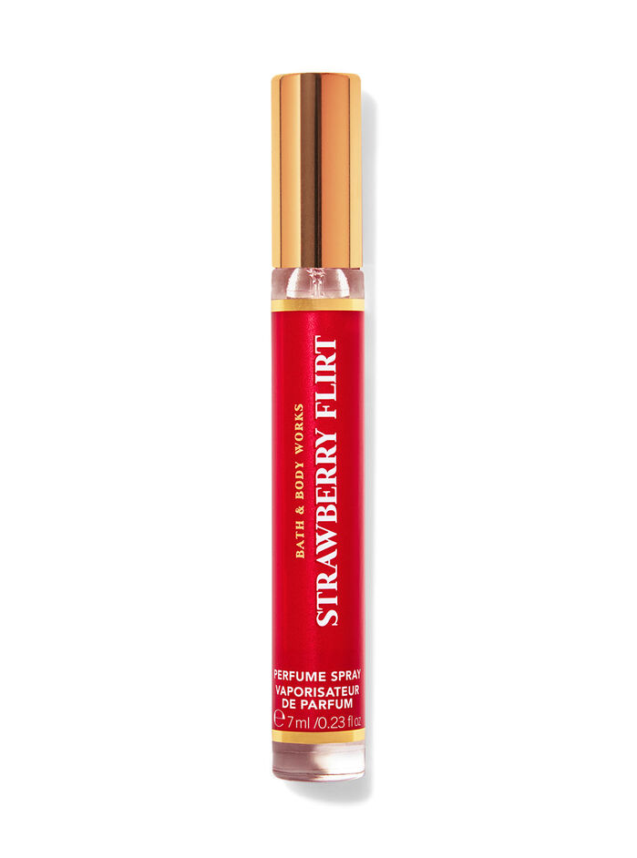 Strawberry Flirt Body care/Featuring/Travel size Bath & Body Works