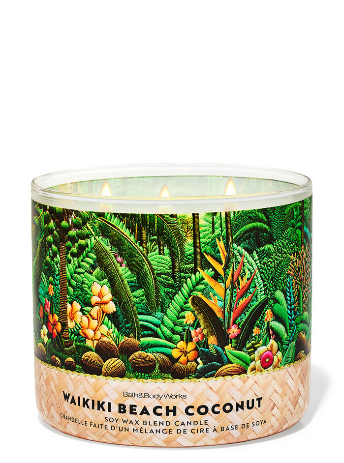 Waikiki Beach Coconut Home Fragrance/Candles/All candles Bath & Body Works