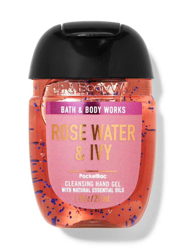Rose Water & Ivy fragrance PocketBac Cleansing Hand Gel