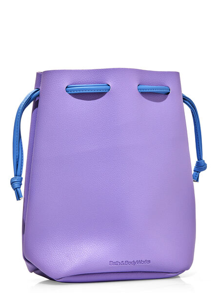 Trousse viola con chiusura a cordoncino idee regalo collezioni accessori Bath & Body Works