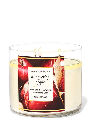 Honeycrisp Apple fragranza Candela a 3 stoppini