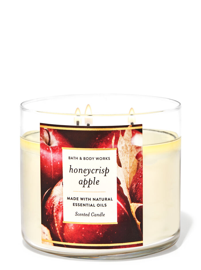 Honeycrisp Apple fragranza Candela a 3 stoppini