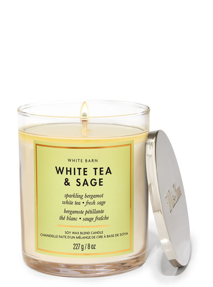 White Tea & Sage Home Fragrance/Candles/1-wick candles Bath & Body Works