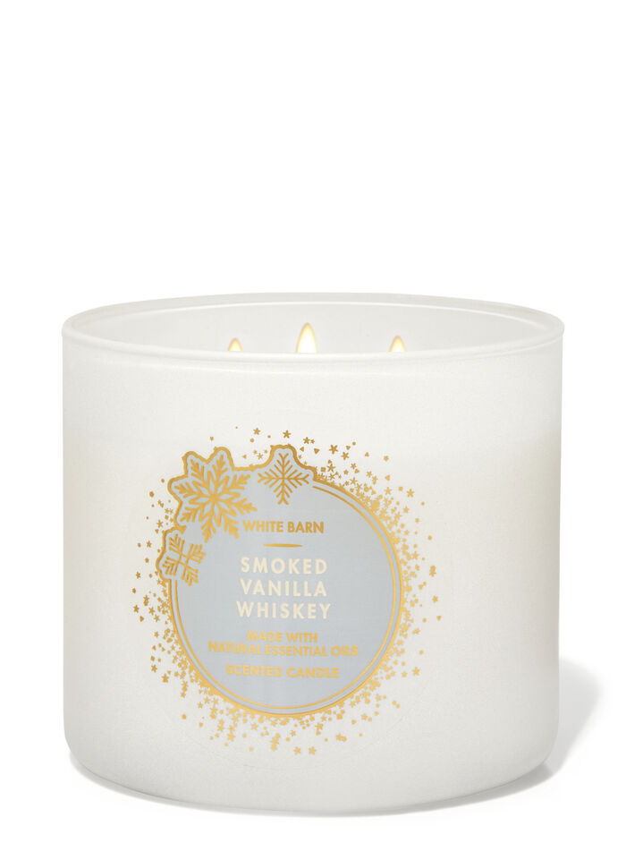 Smoked Vanilla Whiskey Home Fragrance/Candles/3-wick candles Bath & Body Works