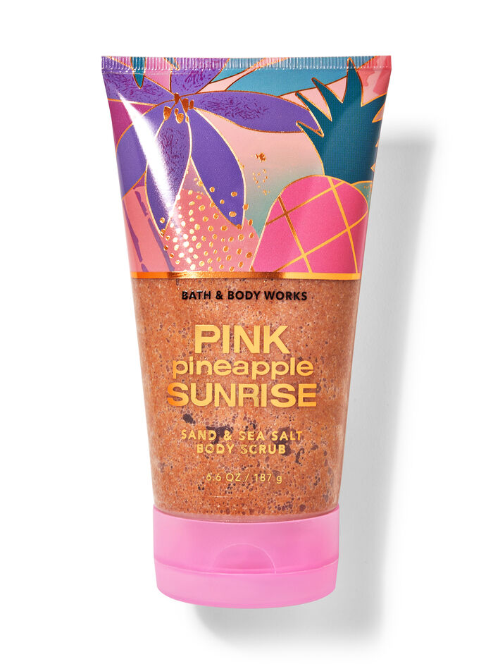 Pink Pineapple Sunrise prodotti per il corpo bagno e doccia scrub esfoliante Bath & Body Works