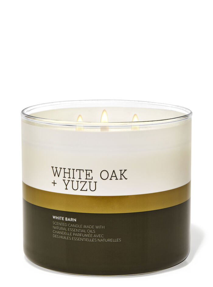 White Oak & Yuzu Home Fragrance/Candles/3-wick candles Bath & Body Works