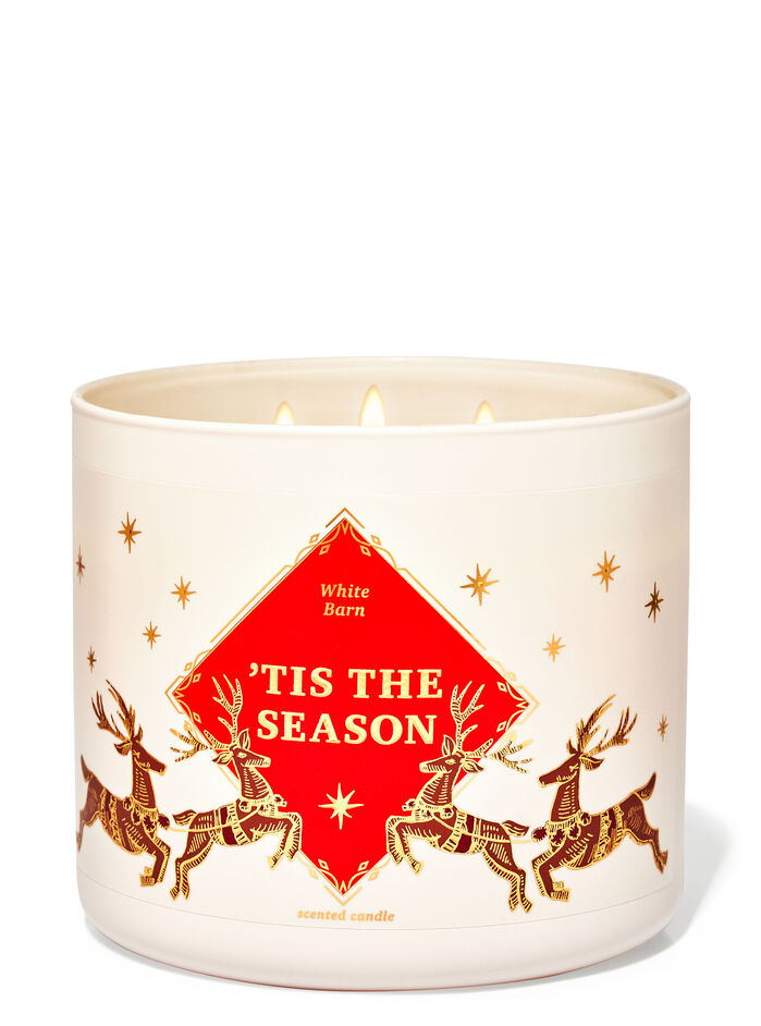 Tis The Season Home Fragrance/Candles/3-wick candles Bath & Body Works