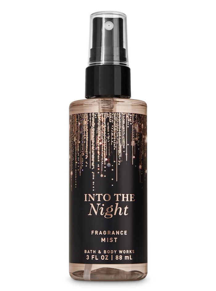 Into the Night body care featuring travel size Bath & Body Works