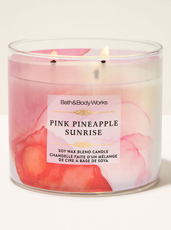 Pink Pineapple Sunrise Home Fragrance/Candles/3-wick candles Bath & Body Works1