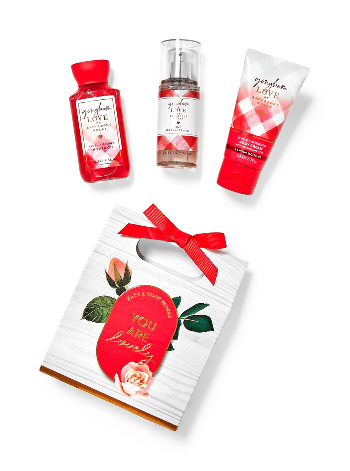 Gingham Love body care gift sets bodycare gift set Bath & Body Works