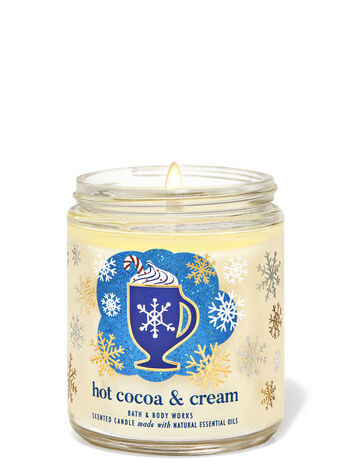 Hot Cocoa & Cream Home Fragrance/Candles/1-wick candles Bath & Body Works1