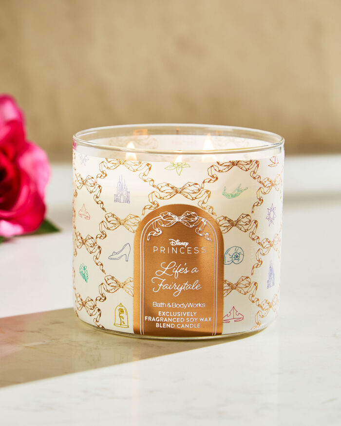 Life's a Fairytale CANDELE/Tutte le Candele/Candela a Tre Stoppini Bath & Body Works