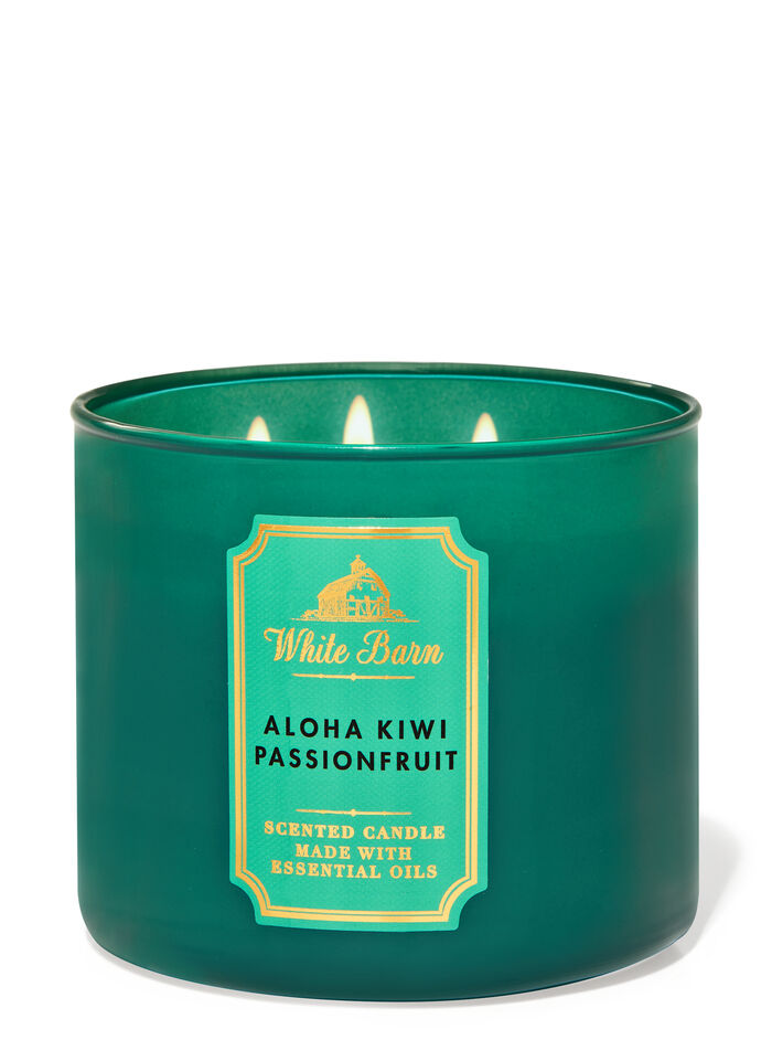 Aloha Kiwi Passionfruit fragranza Candela a 3 stoppini