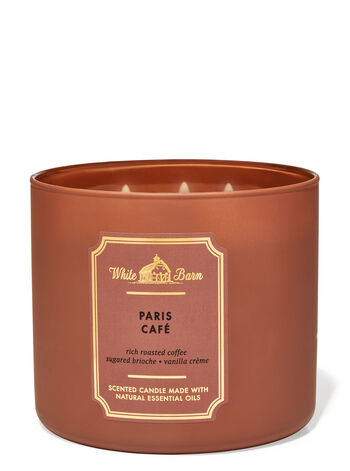 Paris Caf&eacute; home fragrance featured white barn collection Bath & Body Works1