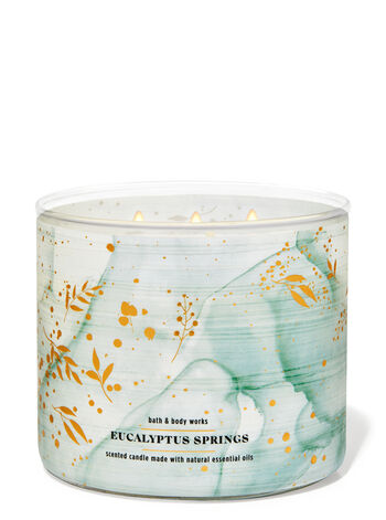 Eucalyptus Springs Home Fragrance/Candles/3-wick candles Bath & Body Works1