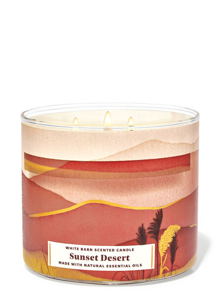 Sunset Desert fragrance 3-Wick Candle