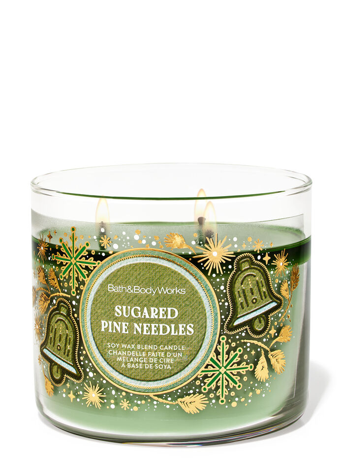 Sugared Pine Needles Candele/Tutte le Candele/Candela a Tre Stoppini Bath & Body Works