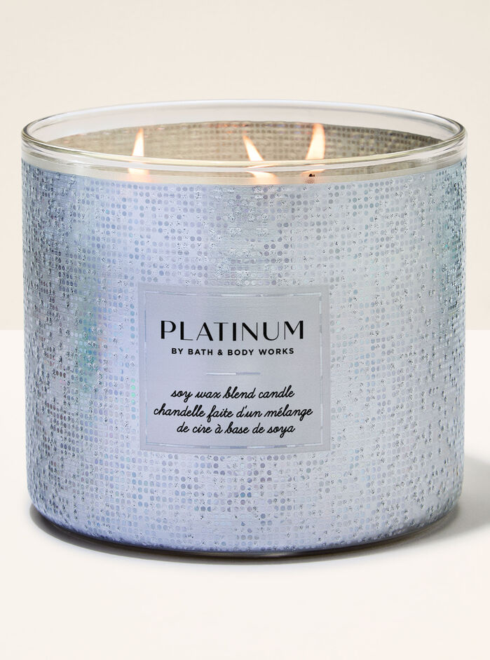 Platinum Home Fragrance/Candles/3-wick candles Bath & Body Works
