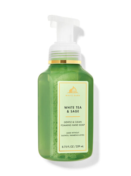 White Tea &amp; Sage saponi e igienizzanti mani saponi mani sapone in schiuma Bath & Body Works
