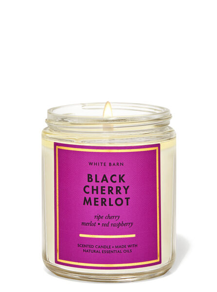 Black Cherry Merlot fragranza Candela a 1 stoppino