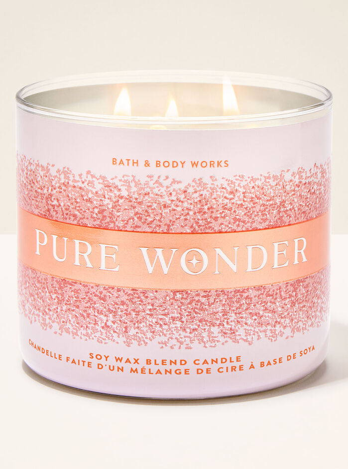 Pure Wonder Home Fragrance/Candles/3-wick candles Bath & Body Works