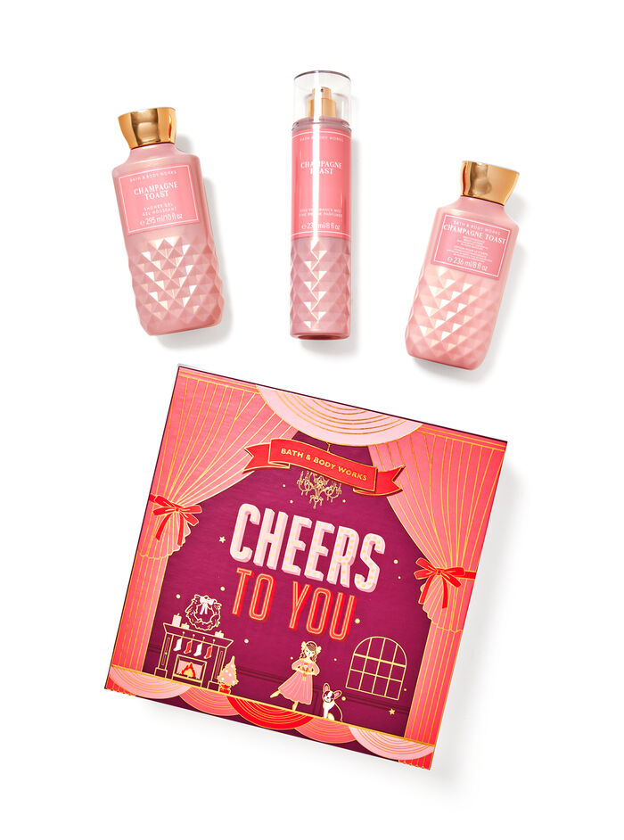 Champange Toast prodotti per il corpo set regalo cofanetti corpo Bath & Body Works