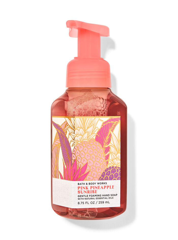 Pink Pineapple Sunrise hand soaps & sanitizers hand soaps foam soaps Bath & Body Works