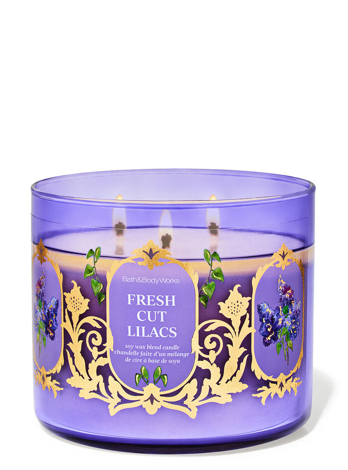 Fresh Cut Lilacs Home Fragrance/Candles/3-wick candles Bath & Body Works
