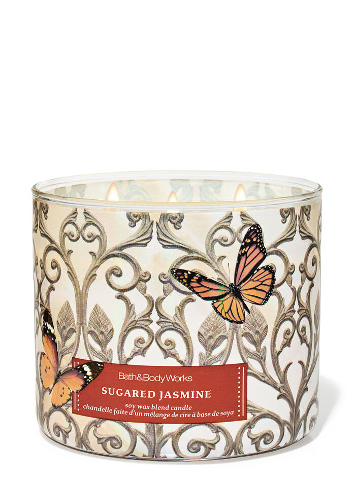 Sugared Jasmine Home Fragrance/Candles/3-wick candles Bath & Body Works