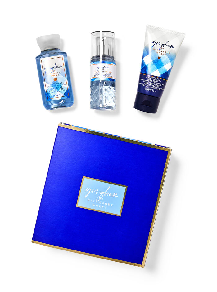 Gingham body care gift sets bodycare gift set Bath & Body Works