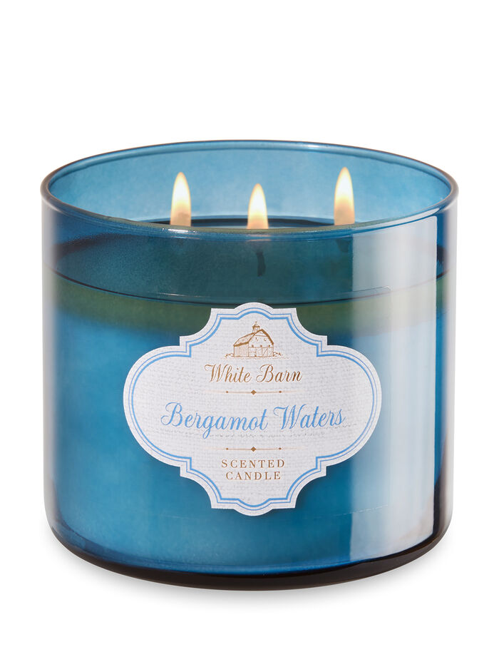 Bergamot Waters fragranza 3-Wick Candle