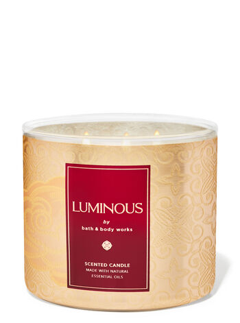 Luminous home fragrance candles 3-wick candles Bath & Body Works1