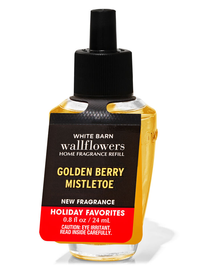 Golden Berry Mistletoe Home Fragrance/Home & Car Air fresheners/Wallflowers refill Bath & Body Works