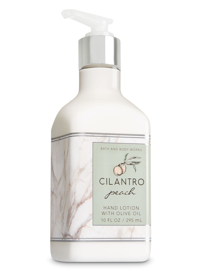 Cilantro Peach fragranza Hand Lotion with Olive Oil
