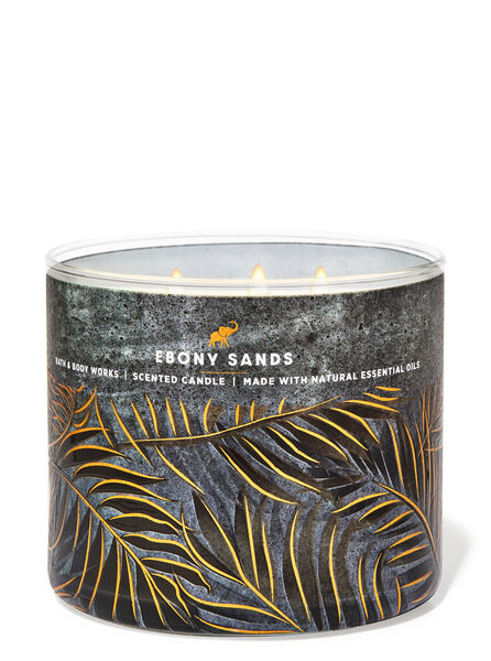 Ebony Sands fragrance 3-Wick Candle